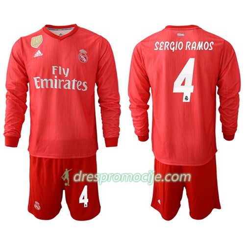 Real Madrid Dres Sergio Ramos 4 Dječji Treći 2018/19 Dugim Rukavima Real Madrid Dres Sergio Ramos 4 Dječji Treći 2018/19 Dugim Rukavima